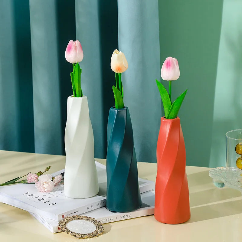 Modern Plastic Flower Vase