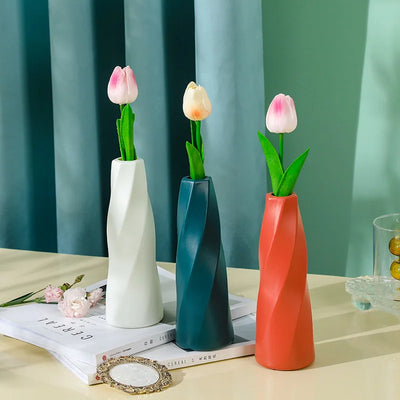 Modern Plastic Flower Vase