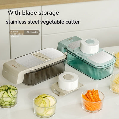 3-in-1 Vegetable Slicer and Dicer with Multiple Blade Options - Nivas Essentials